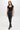 Leggings med sadelskärning och dragkedja p Svart m. Guld-detaljer - 10910-new