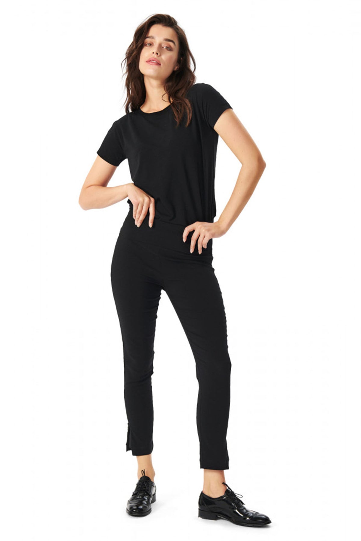 Magic stretch-byxor m/ dragkedja Black - 9-0291-0116
