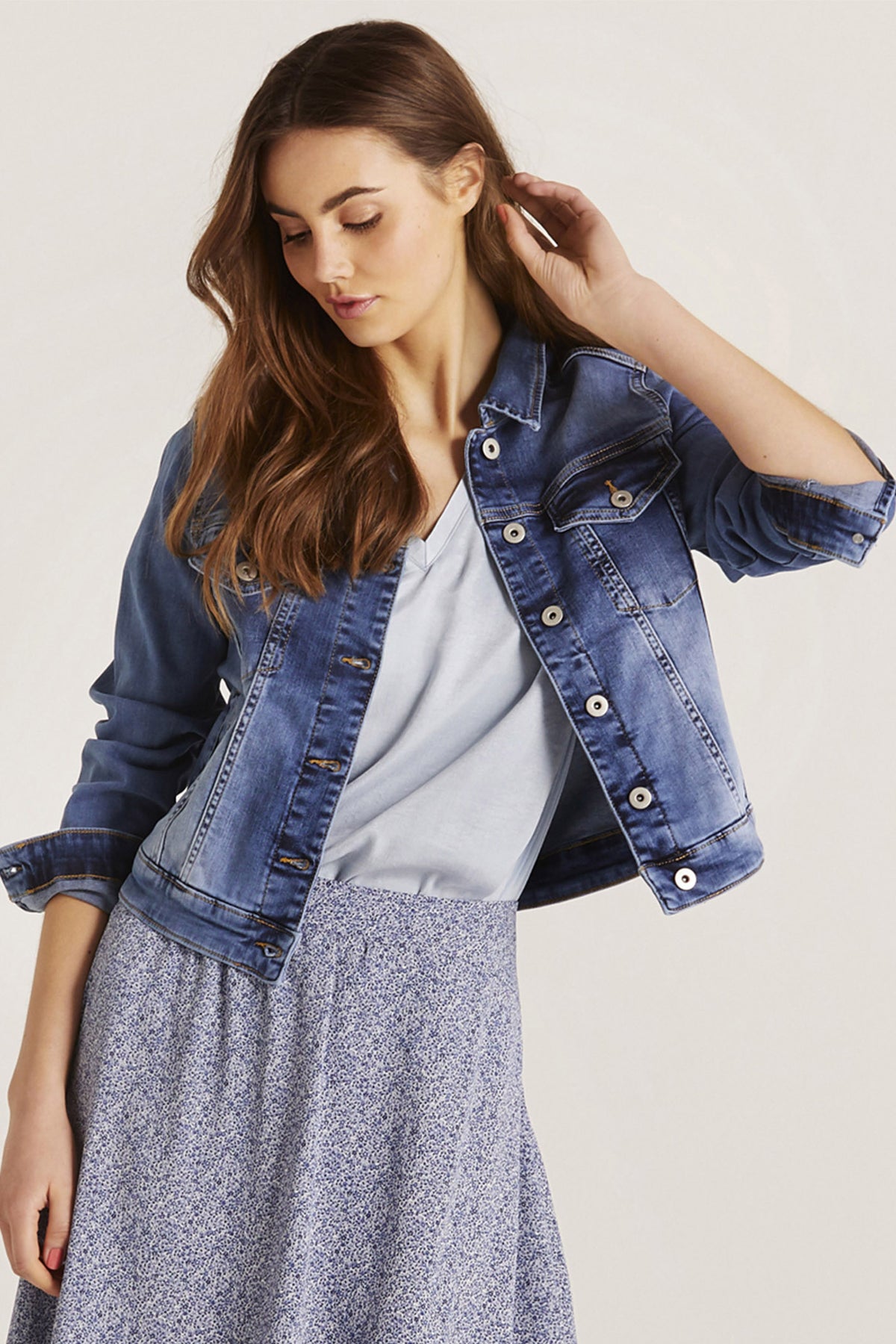 Billi denimjacka Denimblå - 14909
