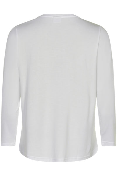 Nina t-shirt 3/4-ärm Vit - 14920 Thumbnail