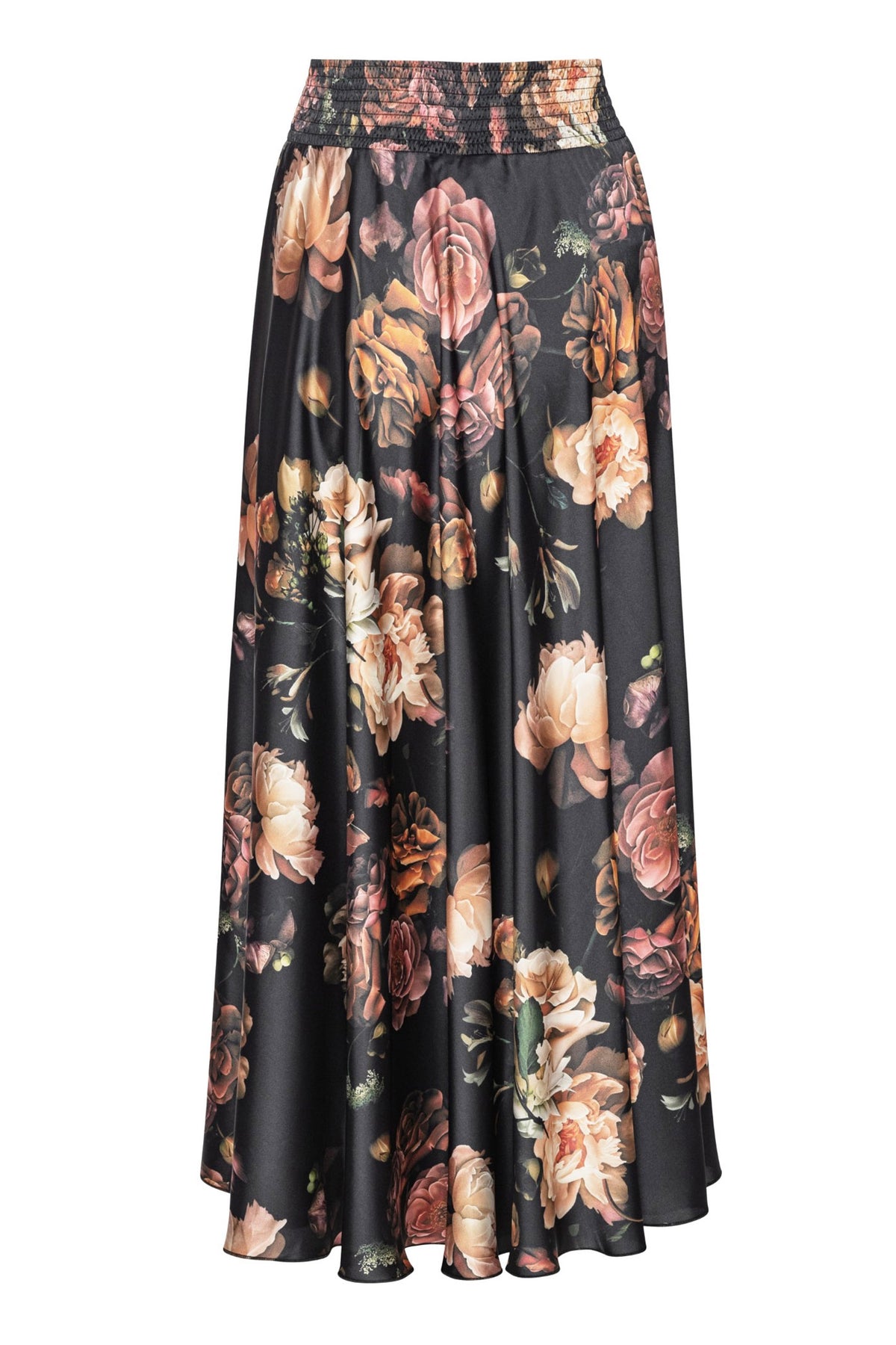SAVANNAH KJOL Scarf Print, Dark Navy. - SAVANNAH