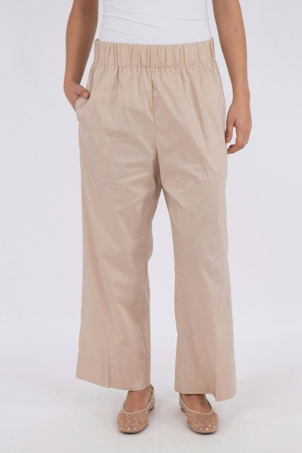 Yana Poplin Dark Sand - 157270