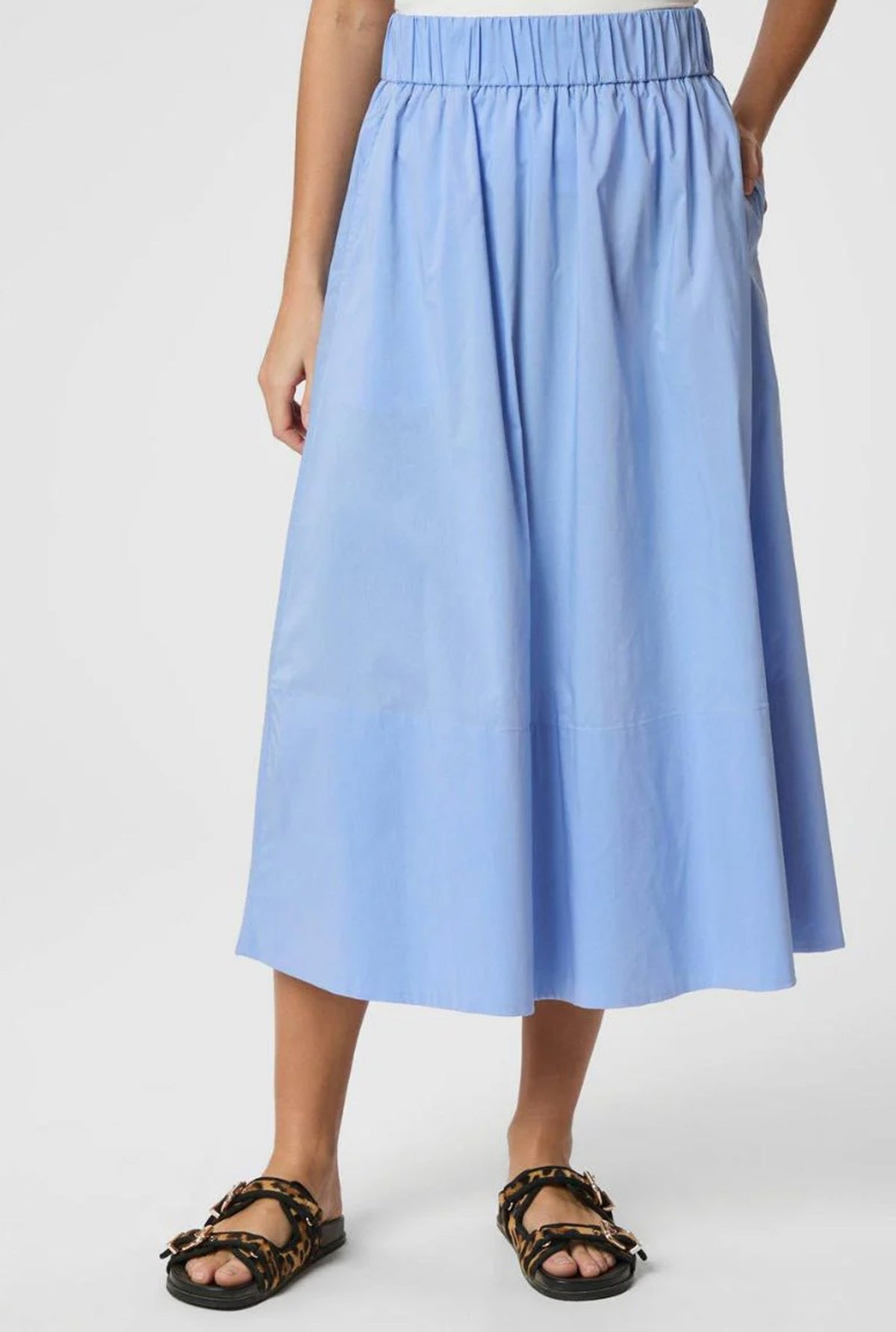 Yara Poplin HIMMELSBLÅ - 158280