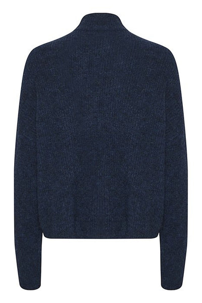AlphaGZ kort kofta NOOS Dark Indigo Mélange - 10905931 Thumbnail