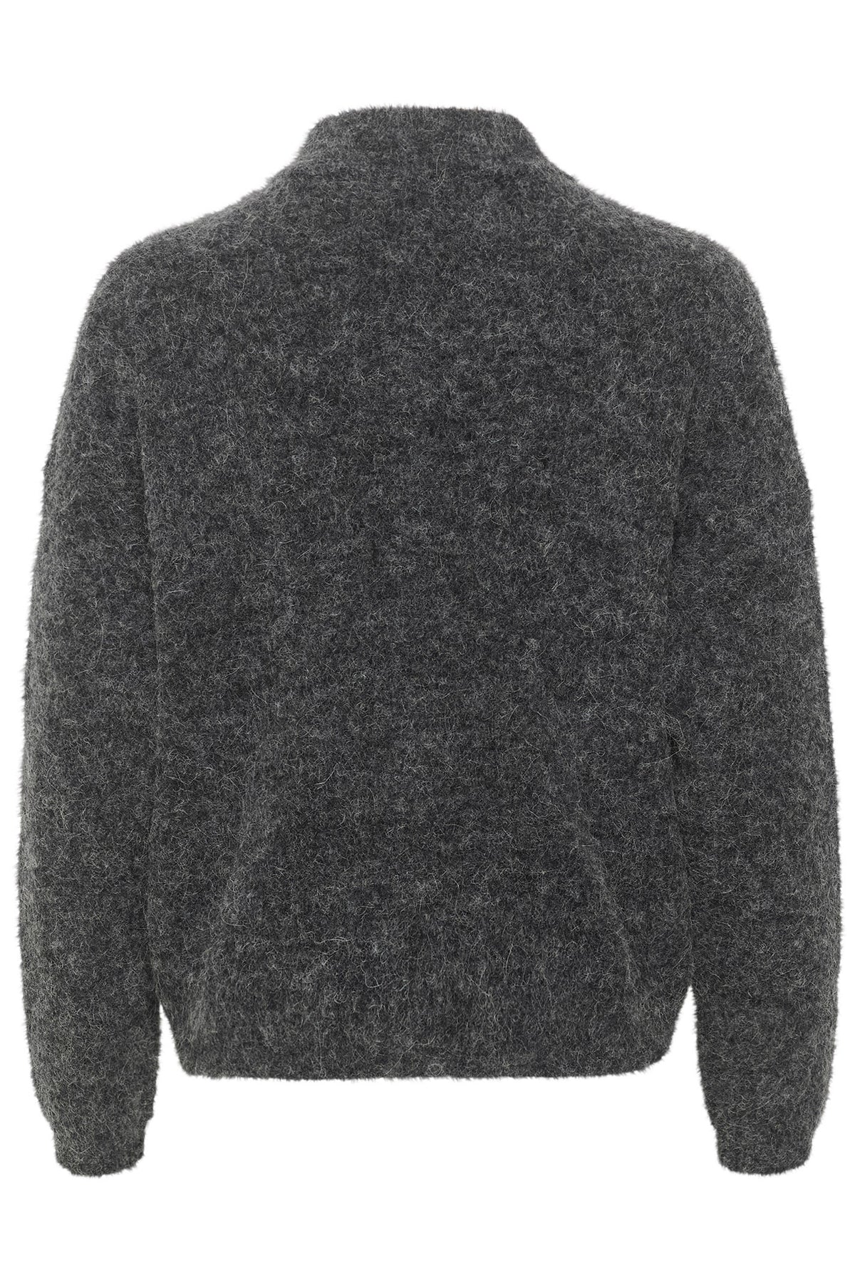 AlphaGZ kort cardigan NOOS Charcoal Melange - 10905931