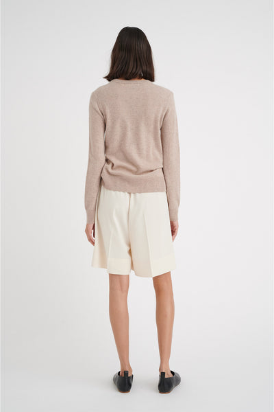LukkaIW Cardigan BEIGE MELANGE - 30107630 Thumbnail