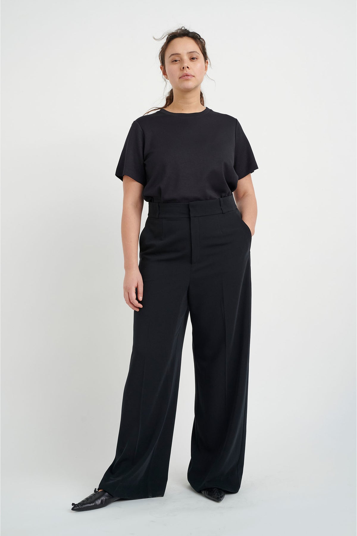 AdianIW Vox Wide Pant Black - 30107826
