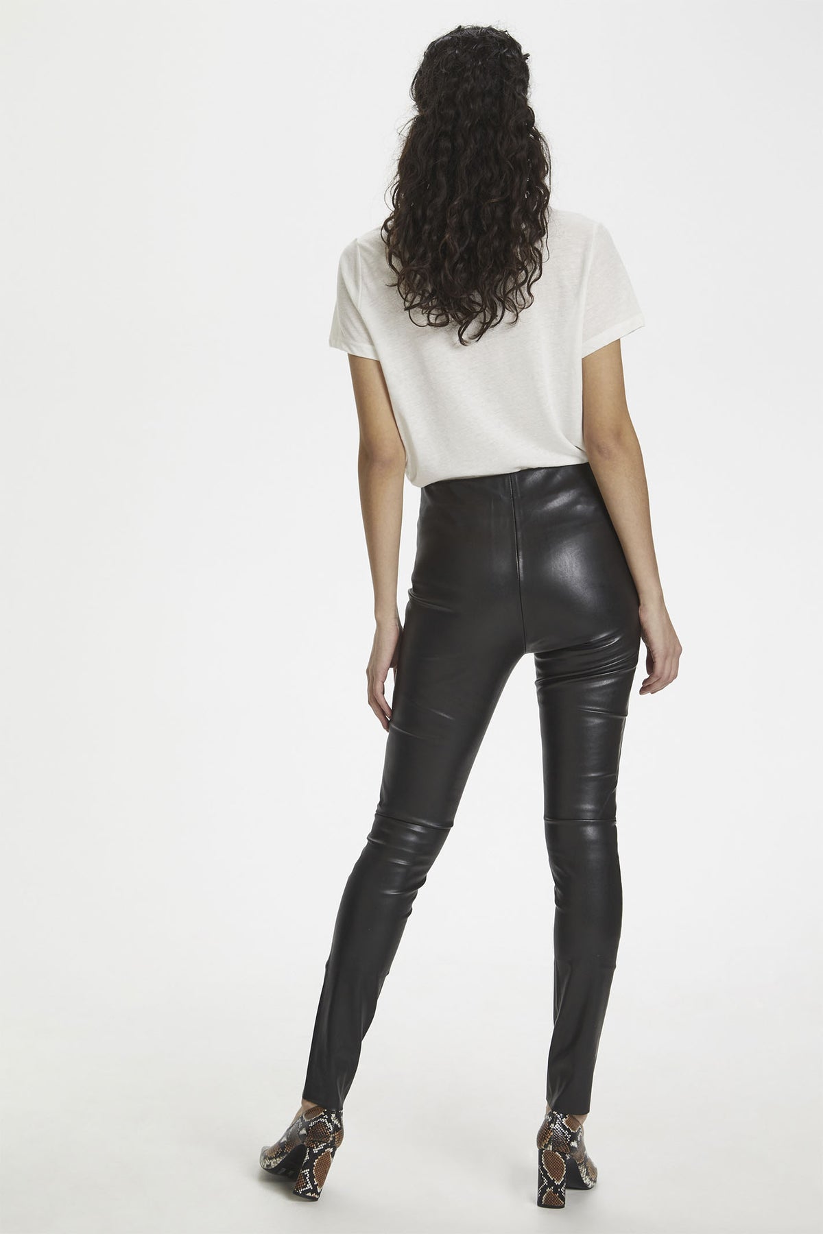 SLKaylee PU-leggings Svart - 30403303