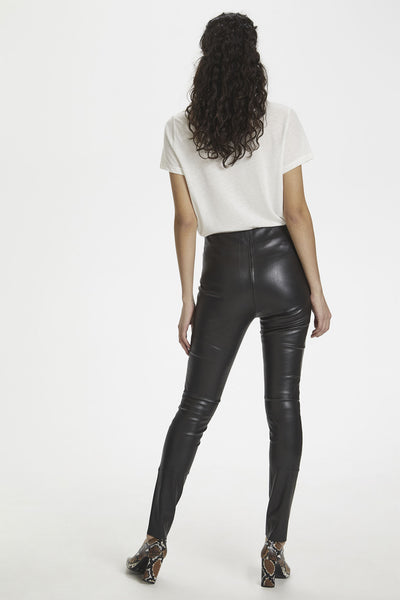 SLKaylee PU-leggings Svart - 30403303 Thumbnail