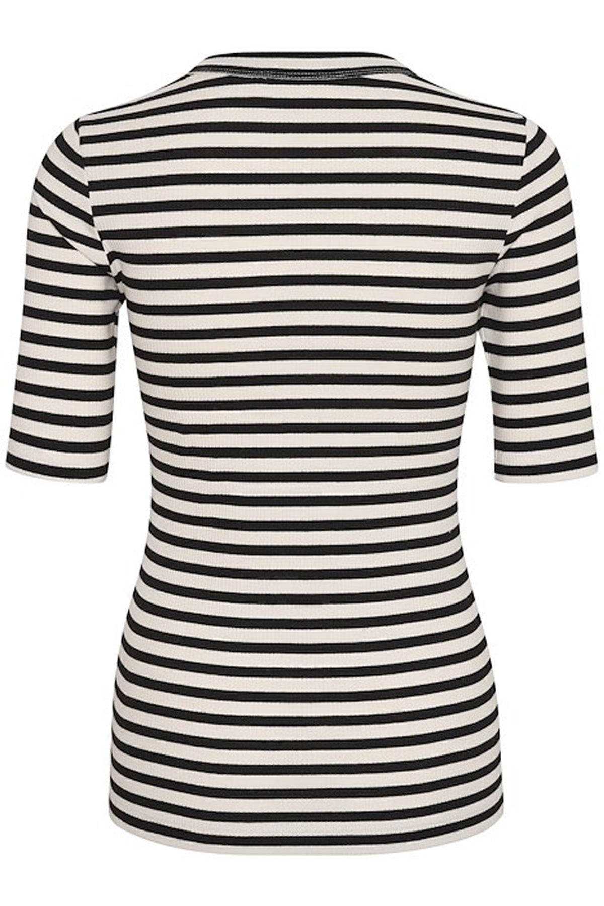 DagnaIW Randig T-shirt Svart / Whisper White - 30107269