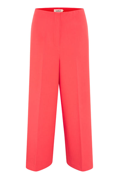 SLCorinne Wide Pants Hot Coral - 30407013 Thumbnail