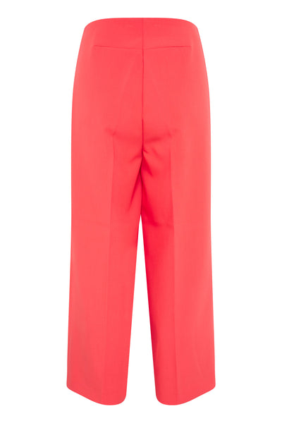 SLCorinne Wide Pants Hot Coral - 30407013 Thumbnail