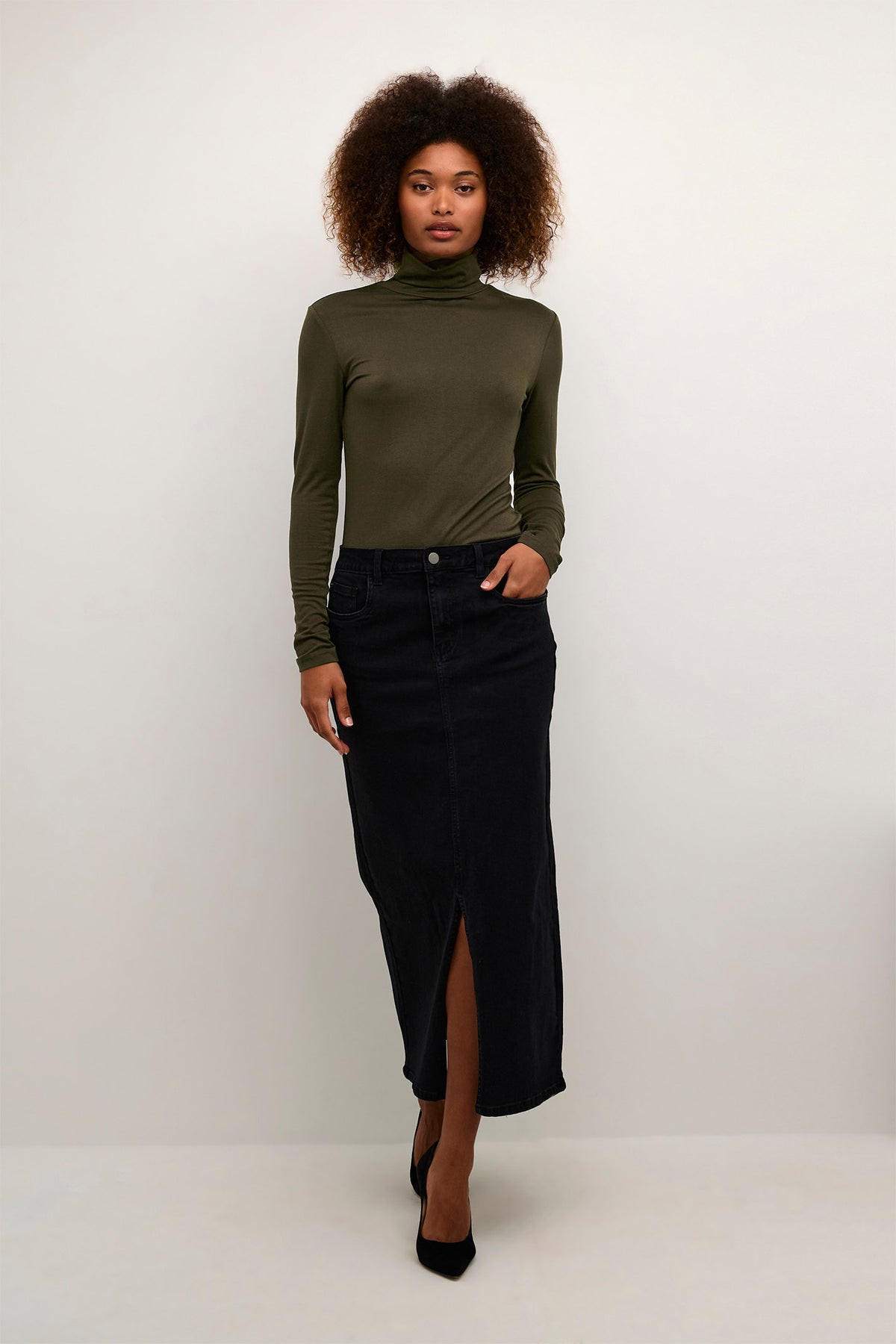 Yoko Rollneck LS FOREST NIGHT - 10502810