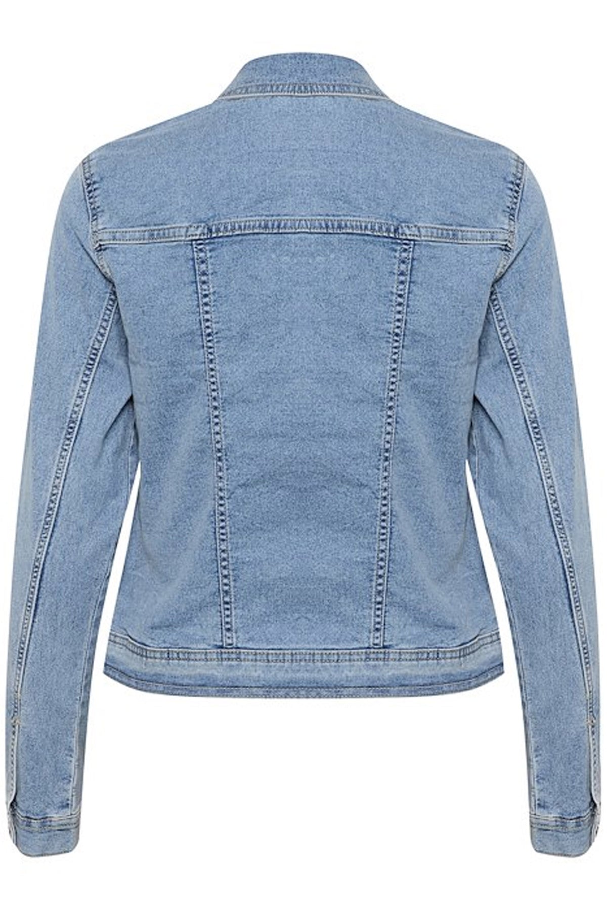 KAvicky Jeansjacka Ljusblå Tvättad Denim - 10505380