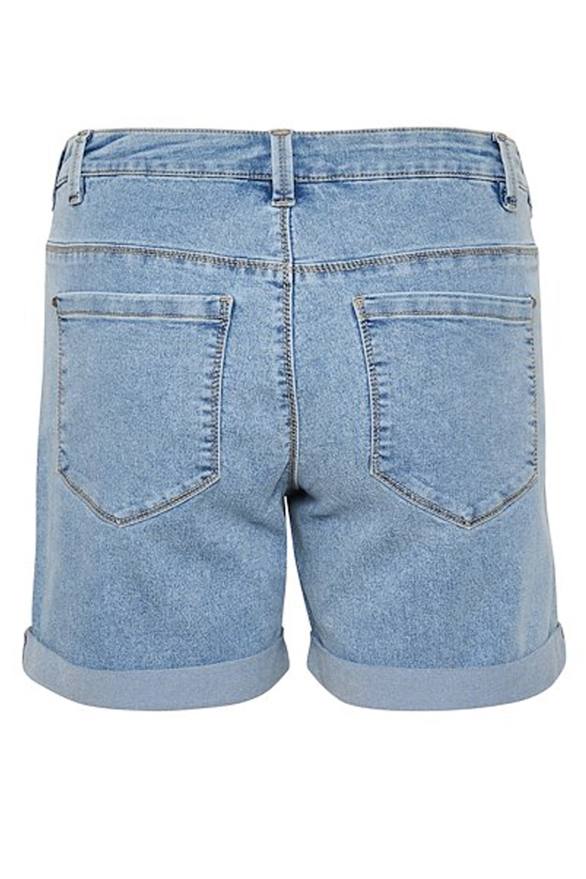 KAvicky Denim Shorts Ljusblå Tvättad Denim - 10505474