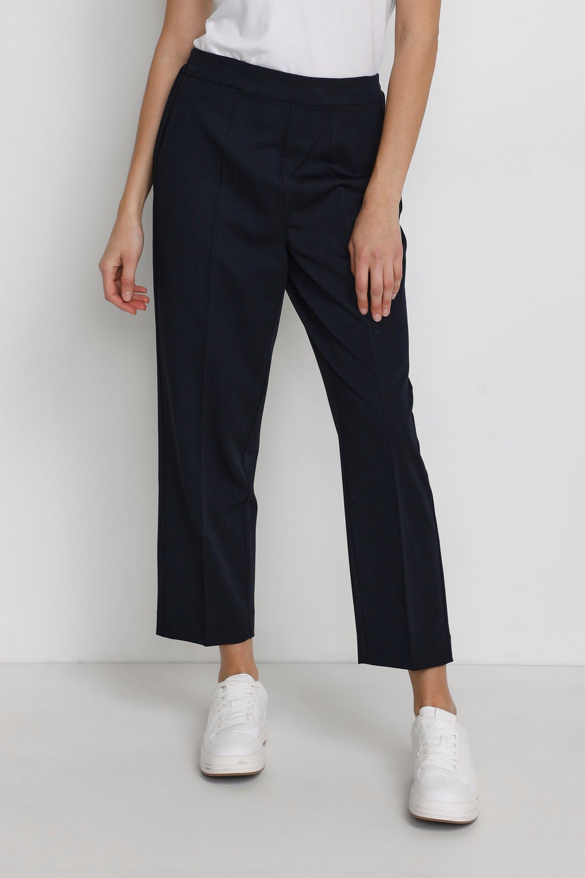 KAsakura HW Cropped Pants Midnight Marine - 10506127