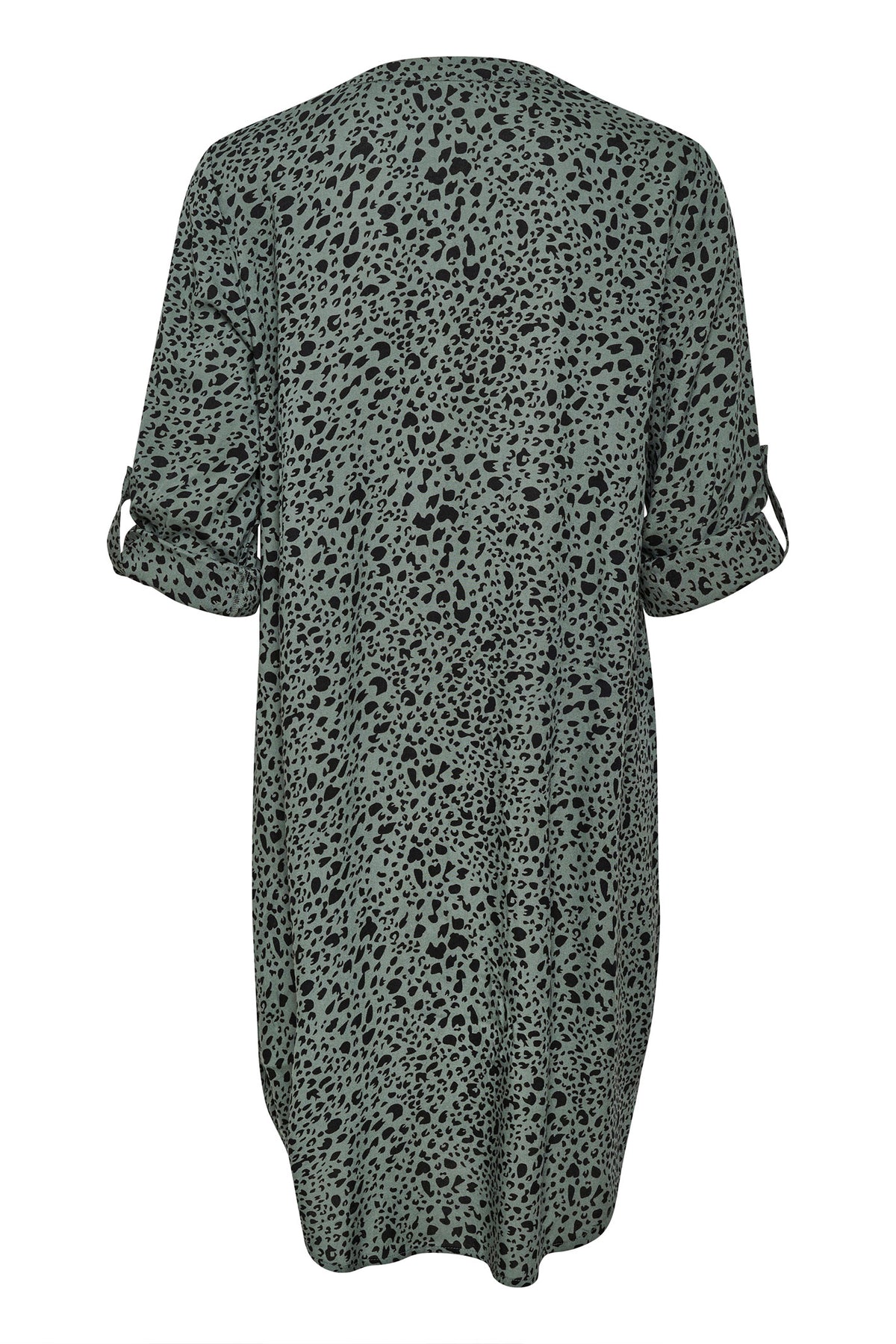 KAmarana Skjortklänning Balsam Green/Black Leo - 10551803