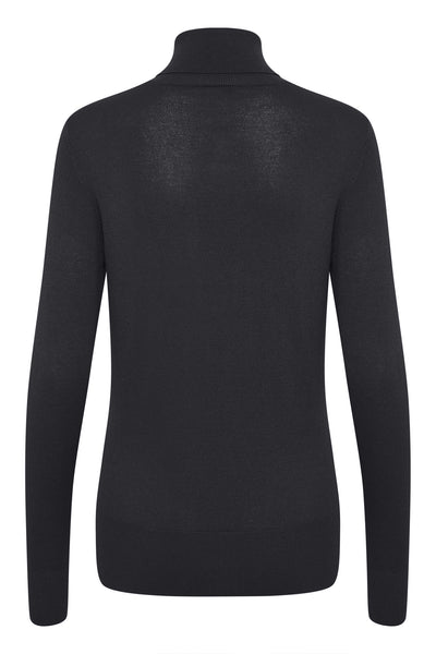 Astrid Roll Neck Svart deep - 500023 Thumbnail
