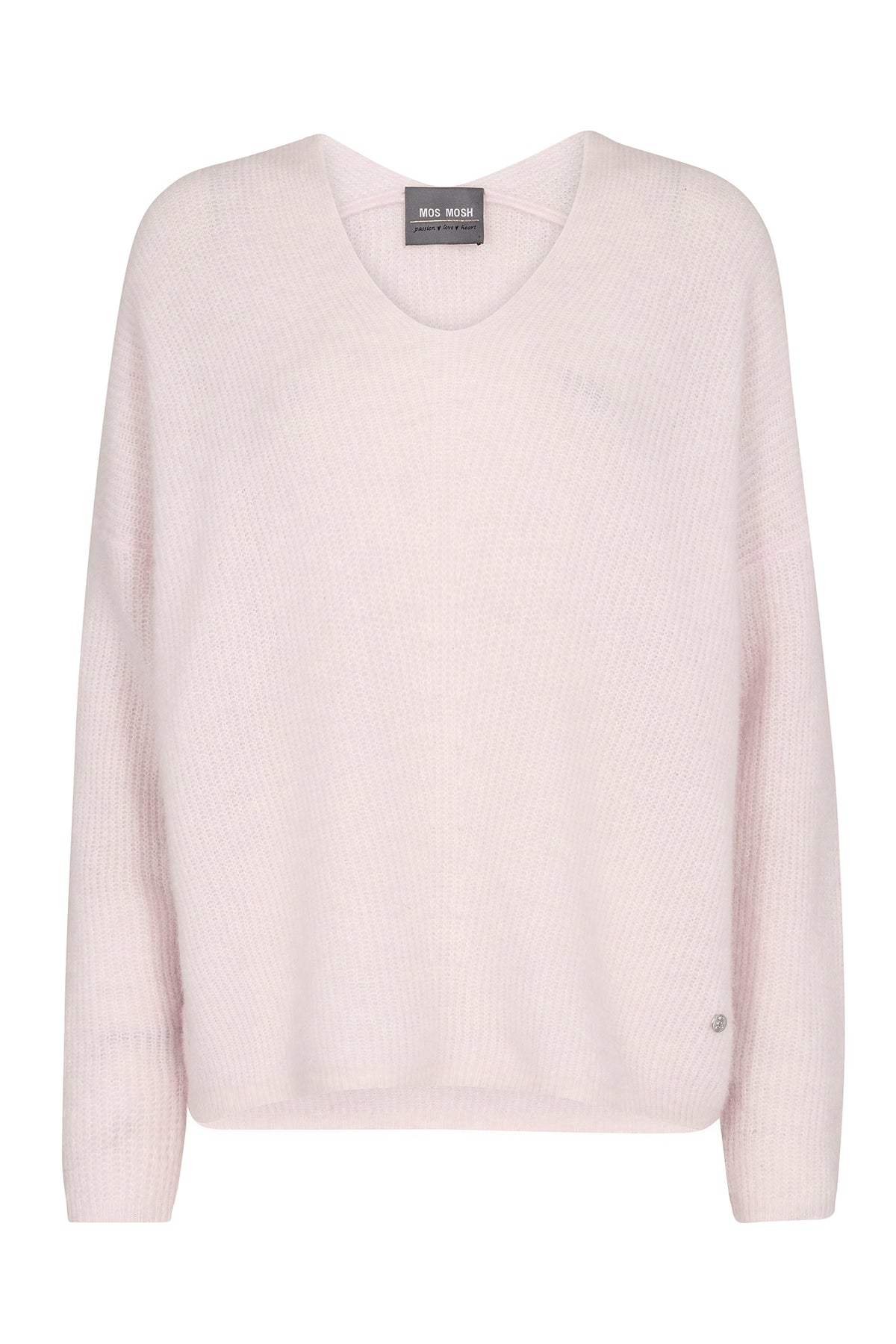 MMThora V-ringad stickad ballerinatoffel