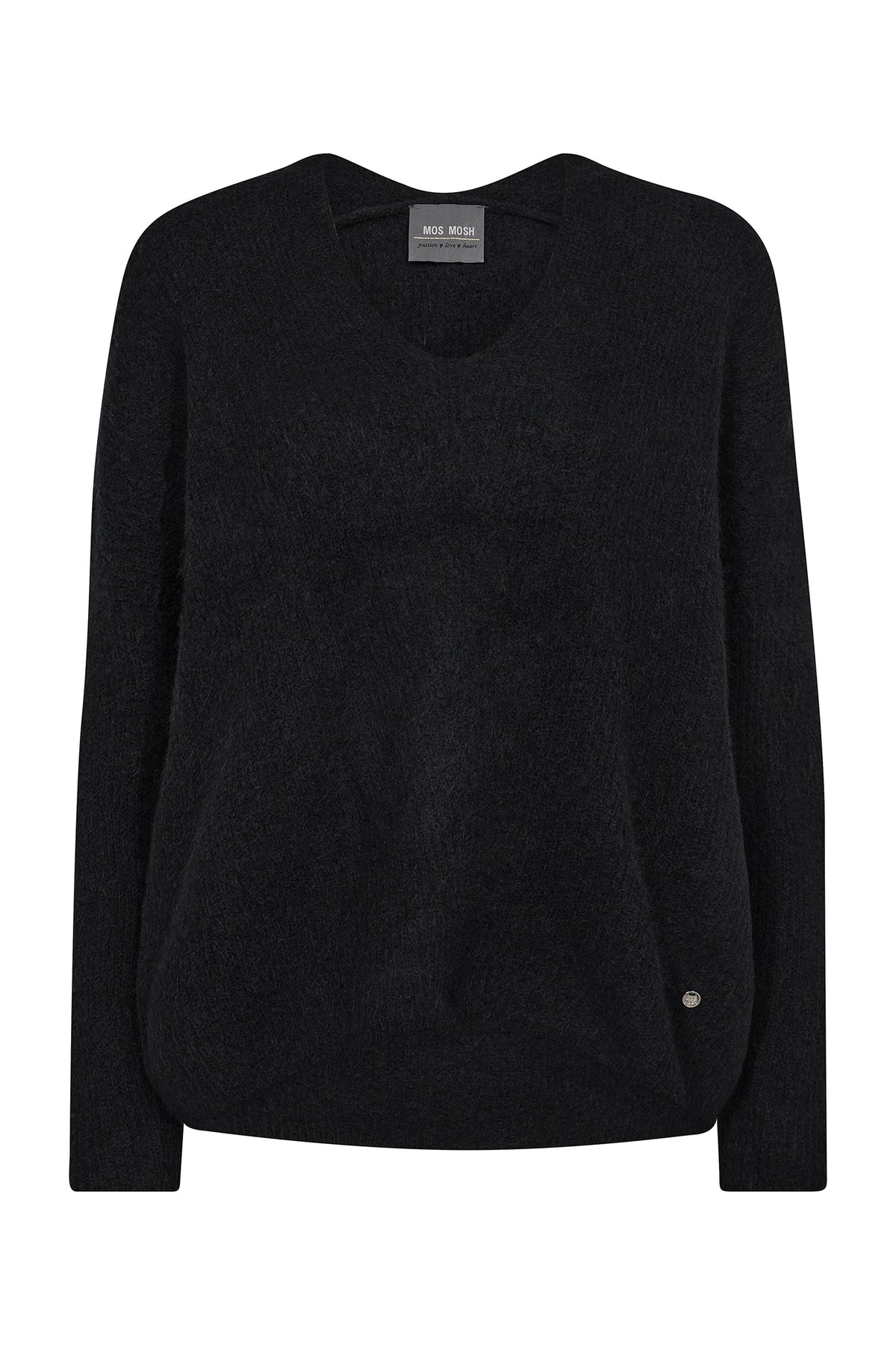 MMThora V-Neck Knit Black - 153900