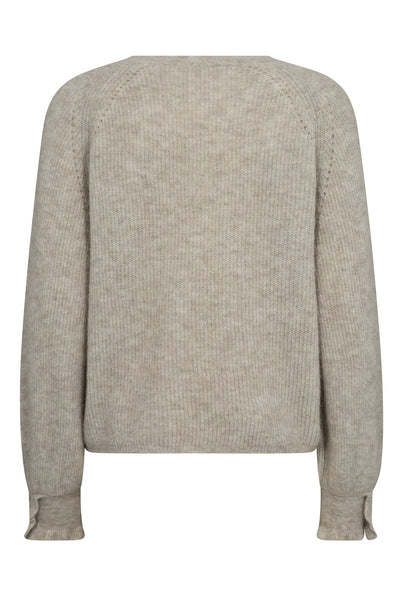 MMTalli LS Knit Feather Gray - 153940 Thumbnail
