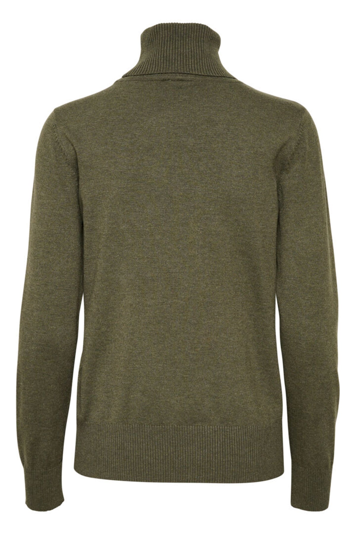 J2046, MilaSZ Polotröja Army Green Melange - 30500018