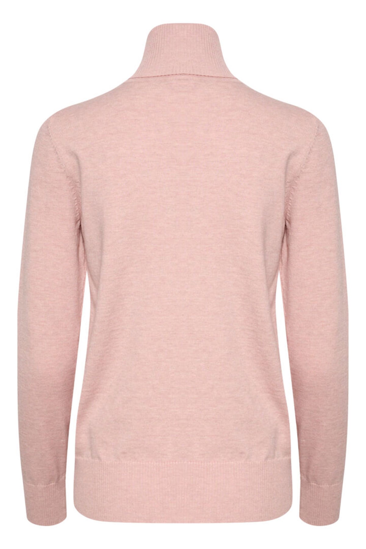 J2046, MilaSZ Rollneck Pullover Ash Rose M‚lange - 30500018