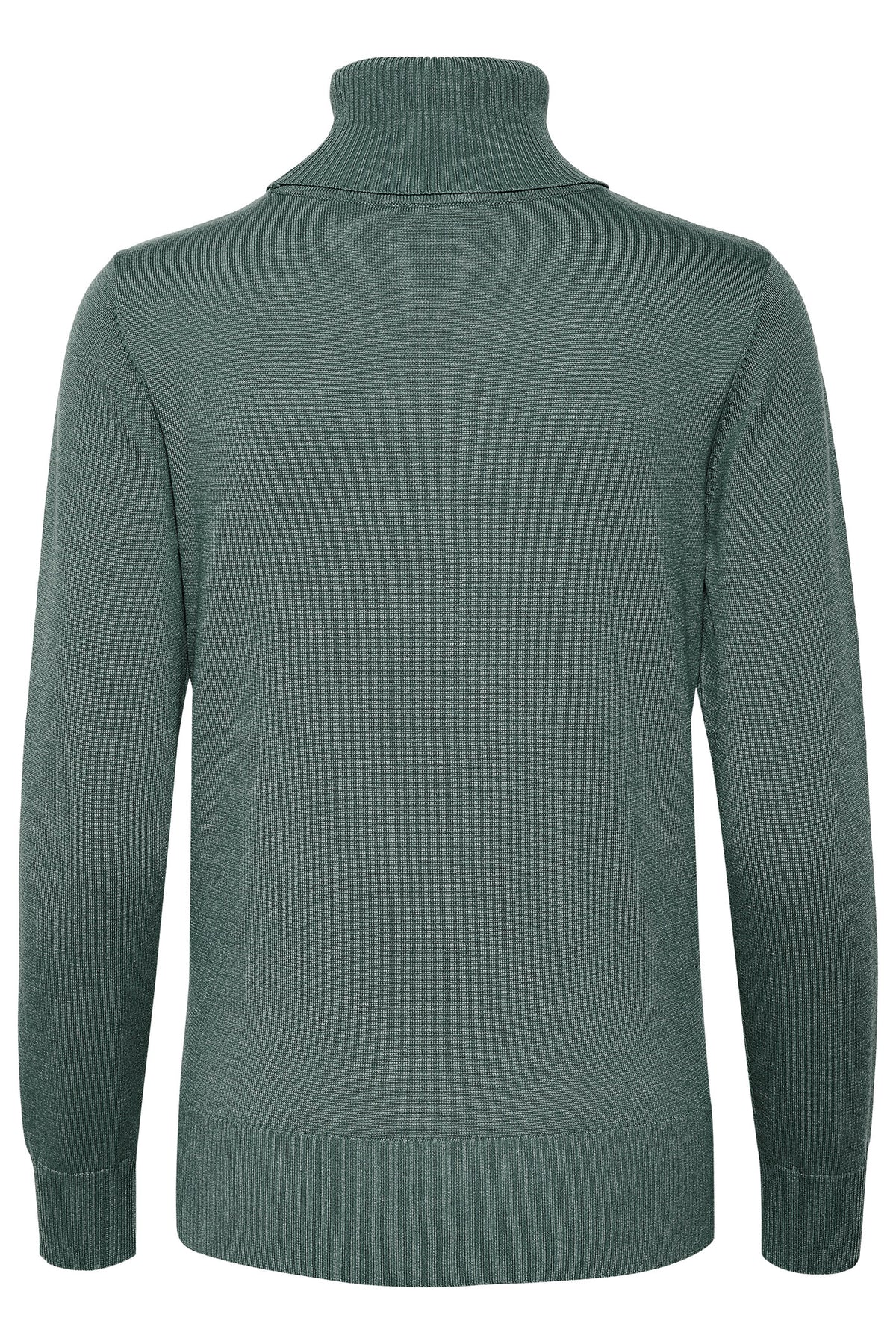 J2046, MilaSZ Rollneck Pullover Sagebrush Green Melange - 30500018