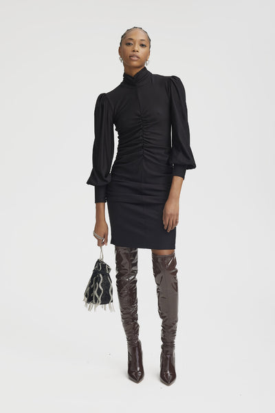 RifaGZ ls cuff dress Black Thumbnail