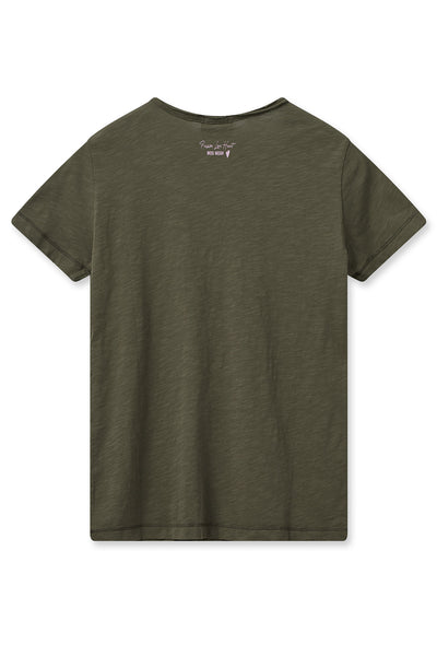 MMAstin Basic Tee BRÄND OLIV - 160930 Thumbnail