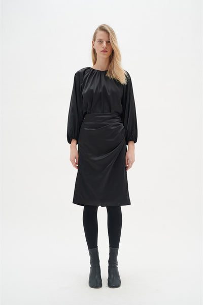 ZilkyIW Drape Skirt Black - 30108855 Thumbnail