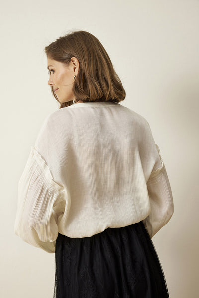 Lila blus OFF WHITE - 15939 Thumbnail