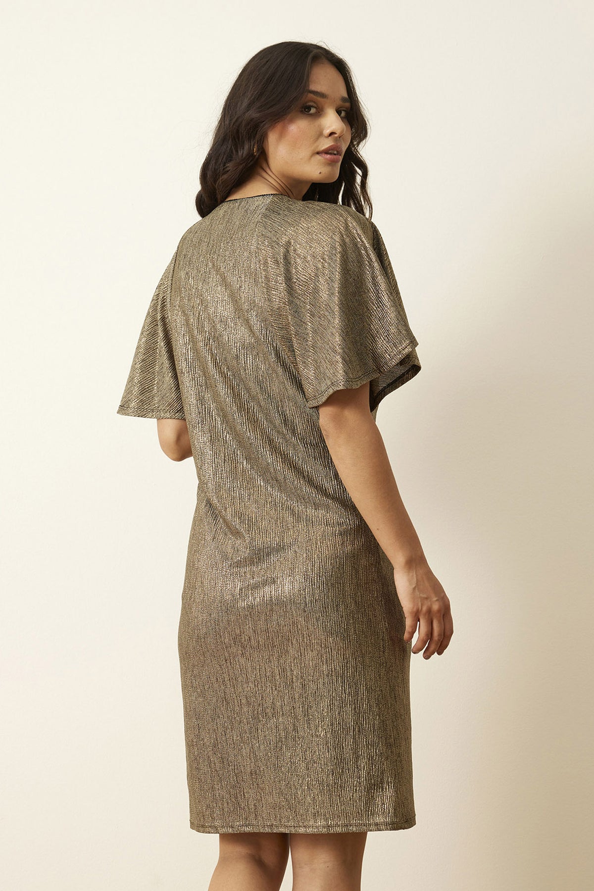 Papilur dress Old Gold - 15977