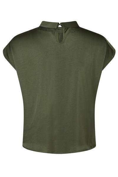 Fleur Drapy Satin ARMY - 160990 Thumbnail