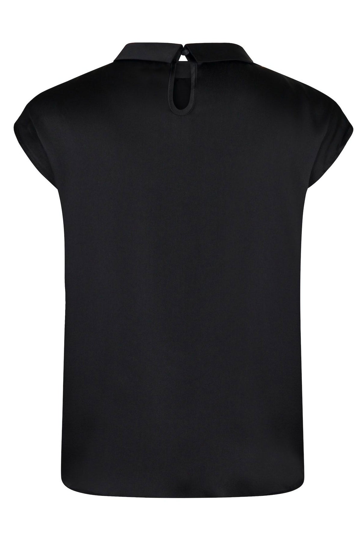 Fleur Drapy Satin Black - 160990