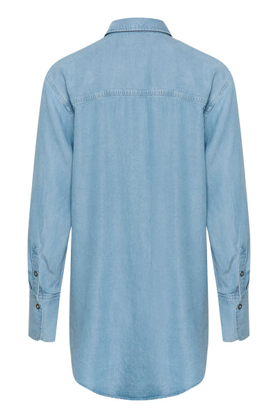 PhilipaIW Lova Skjorta Ljusblå Denim - 30109581 Thumbnail
