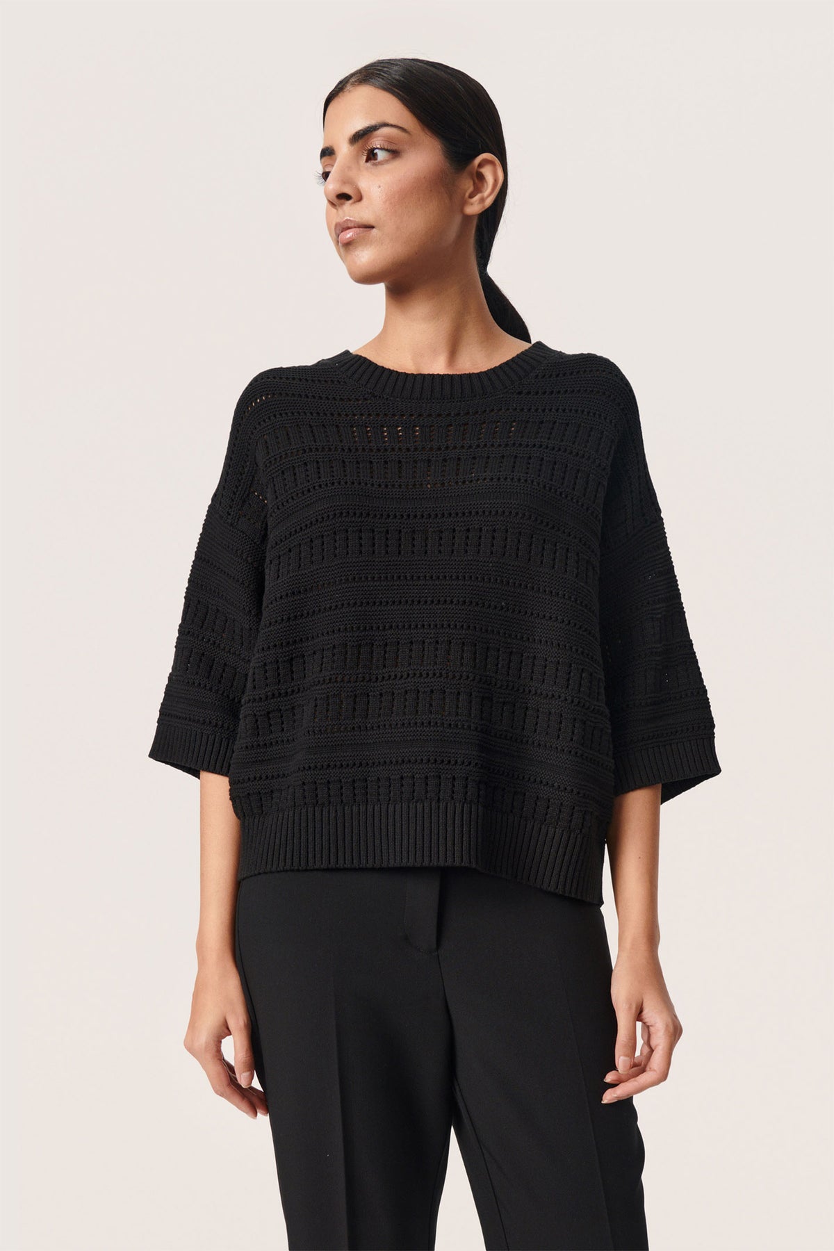 SLRava Rinna Pullover Svart