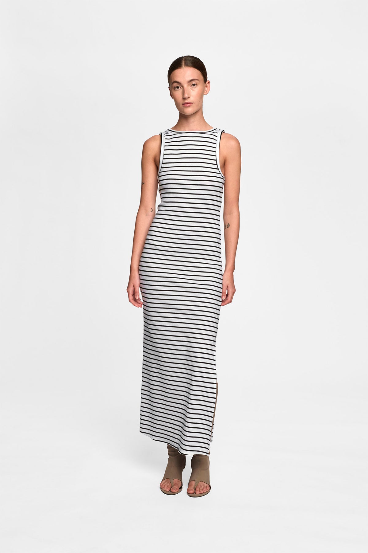 DrewGZ sl reversible stripe dr Bright White Black stripe - 10909043