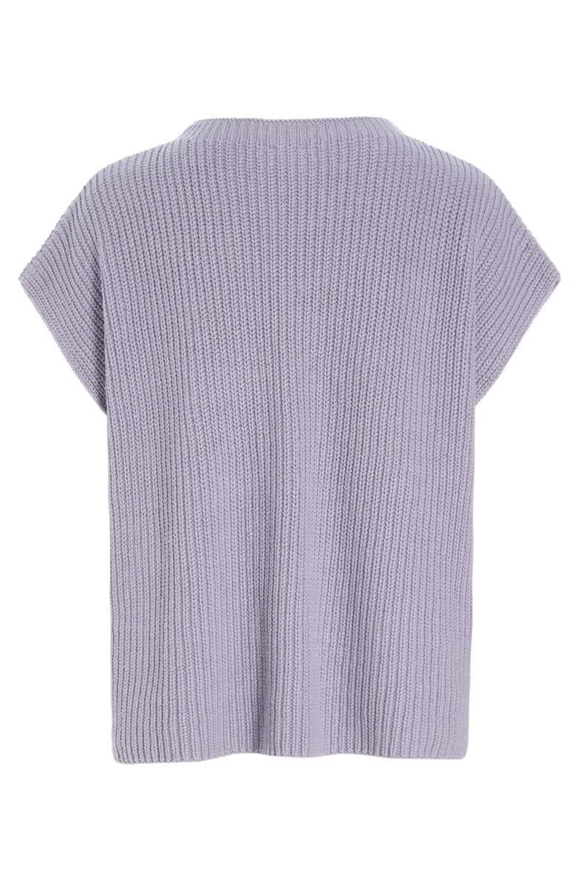 Kareshi tröja med rund hals LAVENDER SKY - 241-1068-4661