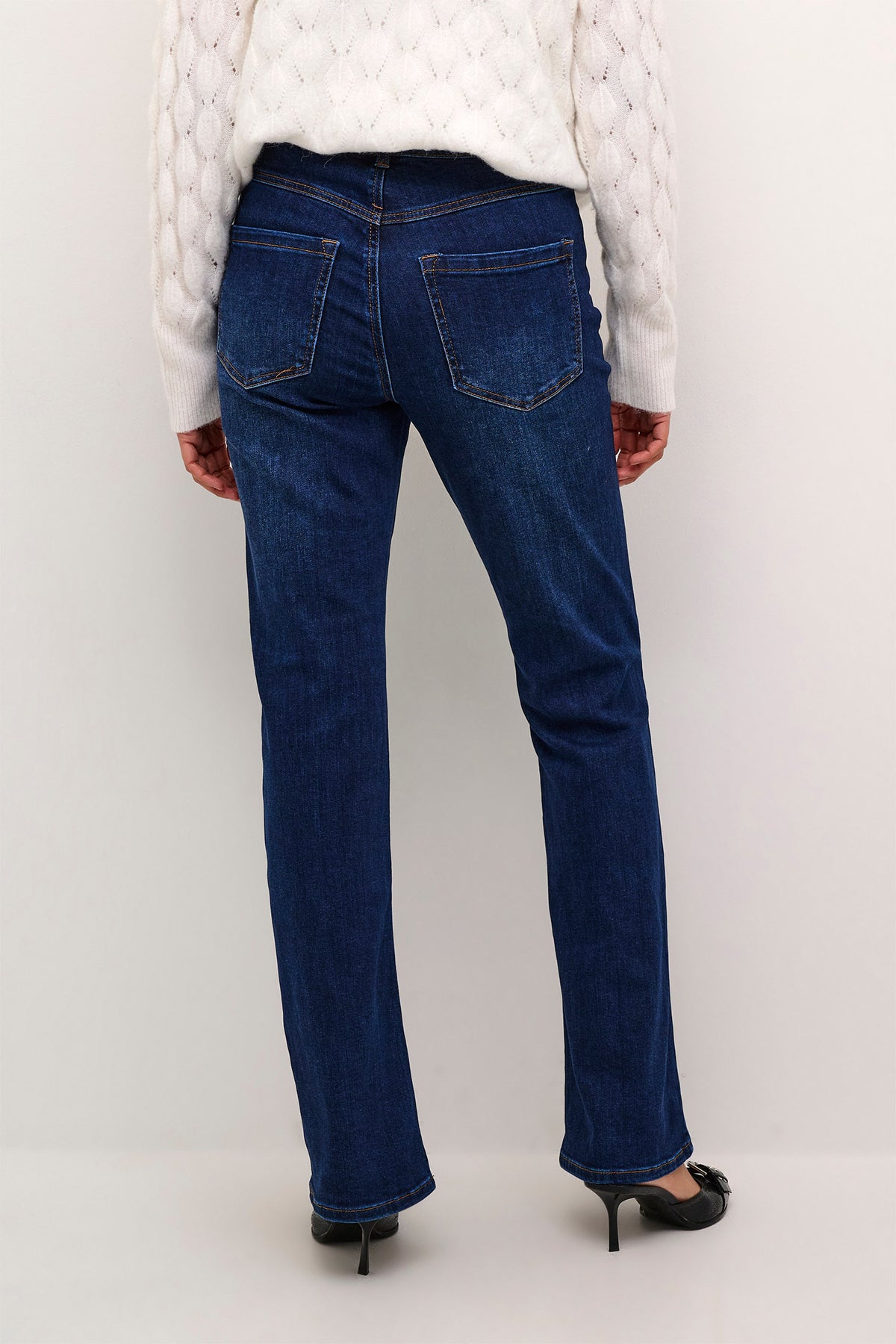 KAsinem Flared Jeans Mörkblå Denim - 10508464