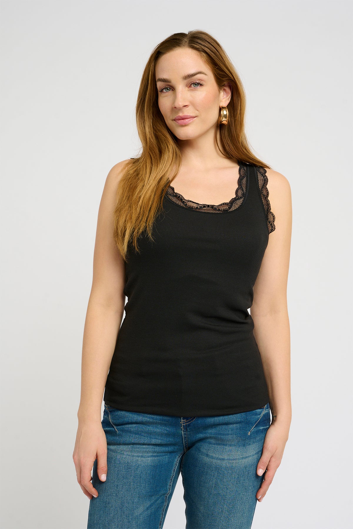 Vanessa topp Pitch Black - 10602820