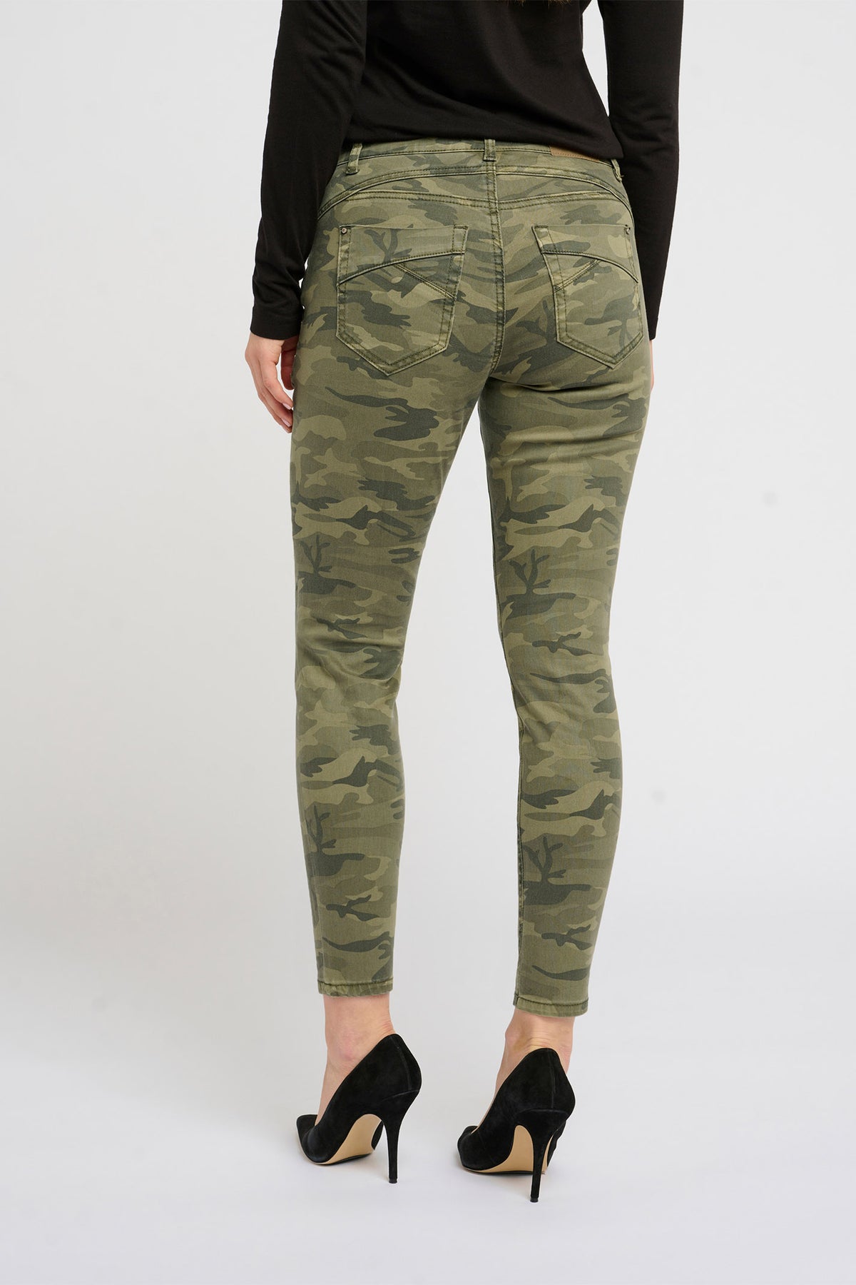 CRPenora Twill 7/8 Pant Sea Green Printed Camouflage - 10609470
