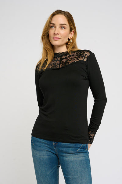 CRTrulla Jerseyblus Pitch Black - 10610672 Thumbnail