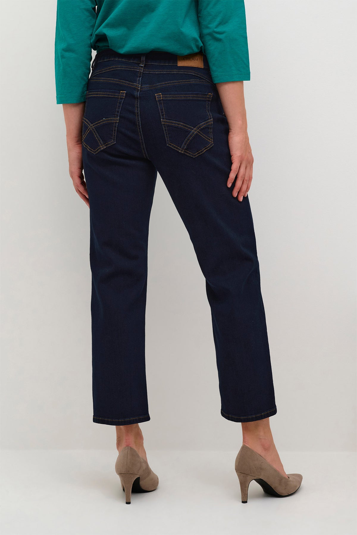 CRRaja 7/8-jeans - Baiily Fit Rinse Dark Blue Denim - 10612151