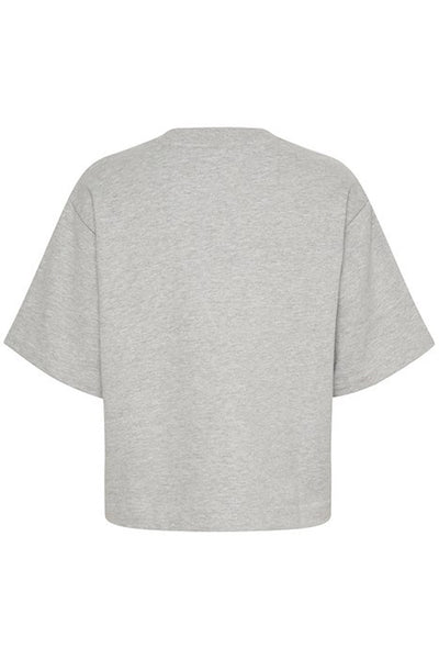 LaneIW Base Sweat Ljusgrå Melerad - 30109360 Thumbnail