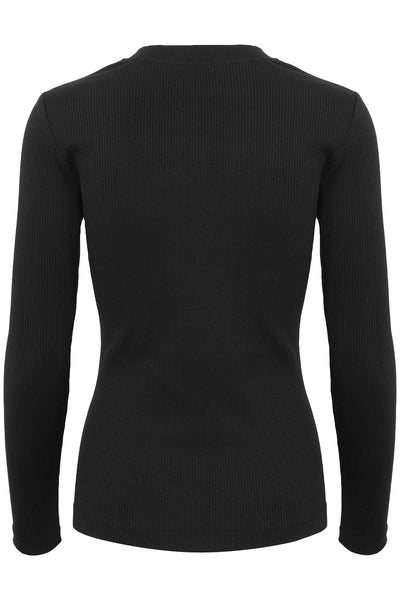 DagnaIW V-Neck LS Black - 30109586 Thumbnail