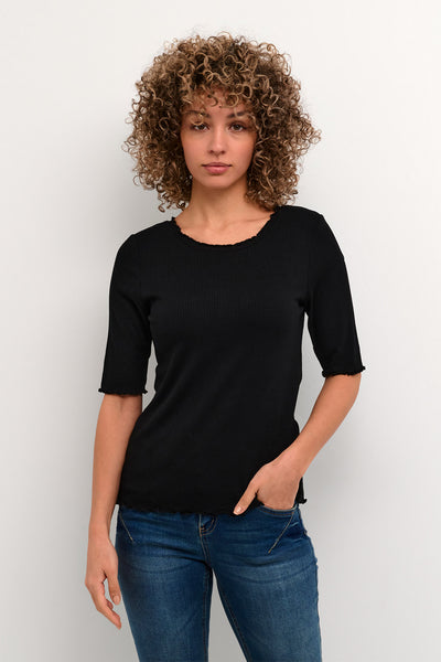 CRRibba s/s blus Pitch Black Thumbnail