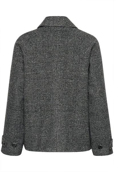 KAfabiola Short Jacket Black/Grey Check - 10508951 Thumbnail
