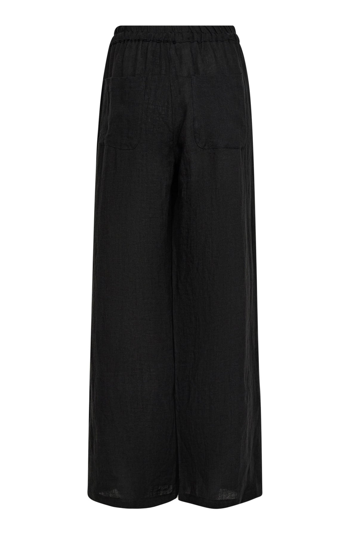 LoiseCC Linen Long Pant 96-Svart