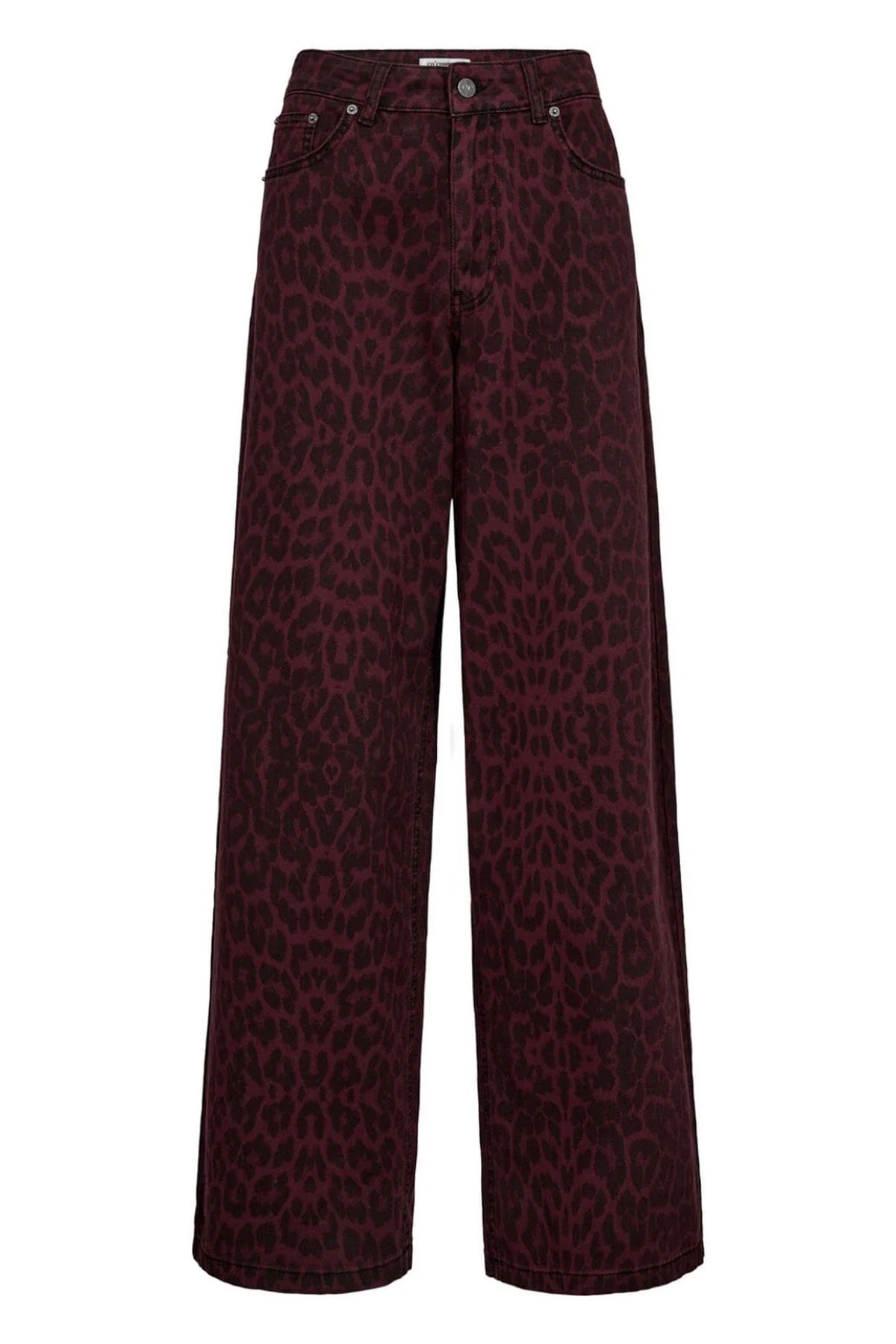 LeoCC Wide Pant 87-Vinröd - 31287
